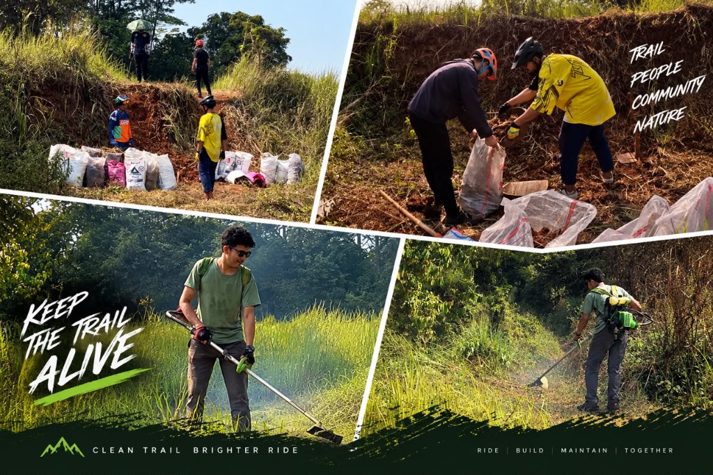 Keep The Trail Alive - Clean Trail Brighter Ride - Cikeas Bikepark